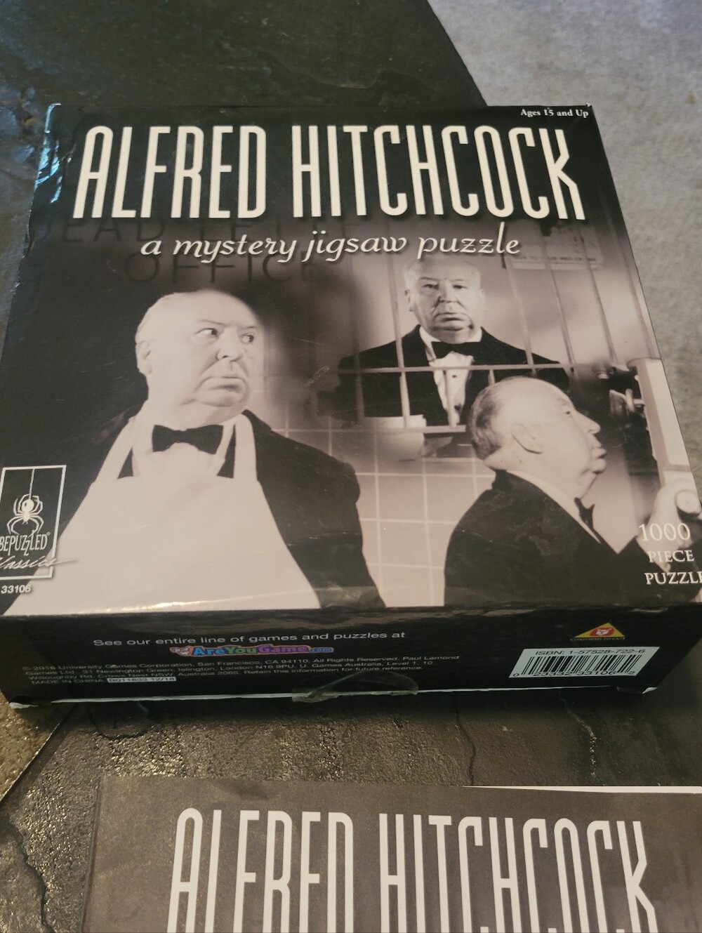 Alfred Hitchcock Murder Mystery Puzzle